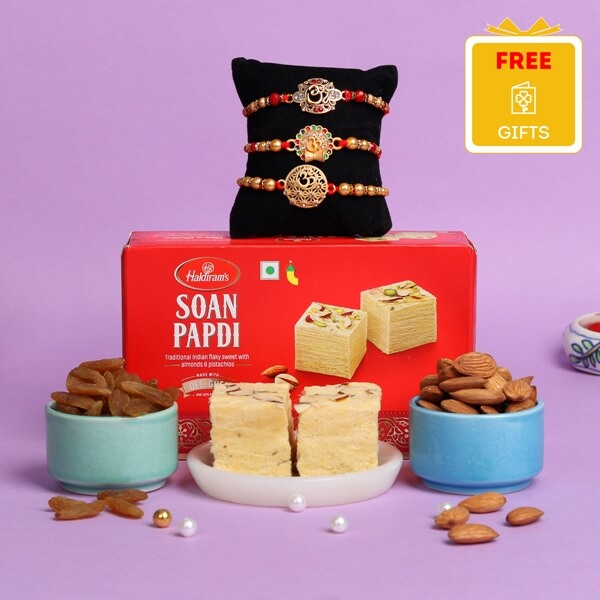 Impressive Gift of Assorted Dry Fruits, Haldiram Sweets n Cadbury  Chocolates | Free Delivery, Cheap Price | IndiaFlowersGifts