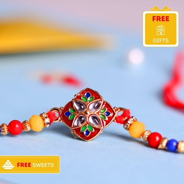 Colourful Rakhi Beads