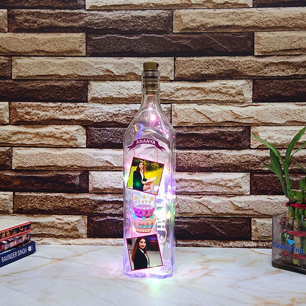 Personalized Romantic LED Bottle Lamp | Led Bottle Lamp Gift