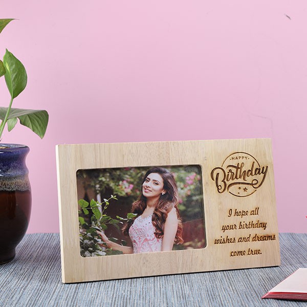 Customized Wooden Photo Frame For Sisters | Special Gifts For Sister -  woodgeekstore